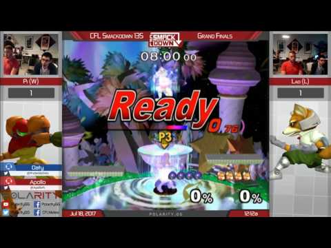 CFL Smackdown 135 Melee - Pi (Samus) vs Lad (Fox) - Grand Finals