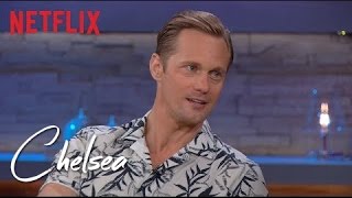 Alexander Skarsgard wants more than eight kids | Chelsea | Netflix video