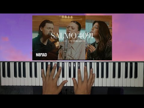 SALMO 4091 - ECCOS FT. Un Corazón / Tutorial De Piano 🎹