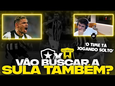 REACT DO RENATINHO: BOTAFOGO 2 x 1 GUARANI - FOGÃO NA BRIGA PELA SULA!