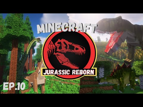Jurassic Reborn: Minecraft Dinosaurs modded Let's Play EP. 10"The White DEATH!!"