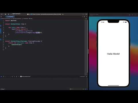 How to rotate views in SwiftUI? #shorts