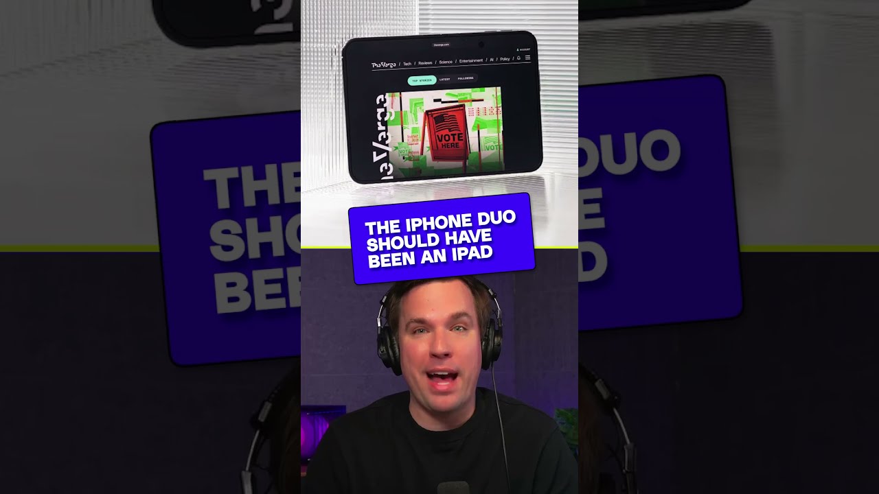 iPhone Duo should've been an iPad #Vergecast