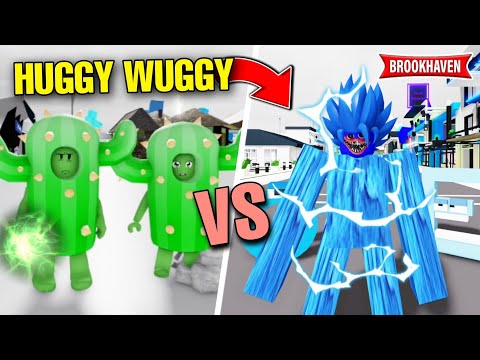 CACTUS CONTRE HUGGY WUGGY DE L'ARMÉE BLEU ! ROBLOX - BROOKHAVEN (1)