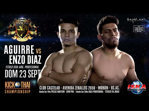 Trailer Tomás "El Chacal" Aguirre vs Enzo "El Uru" Diaz