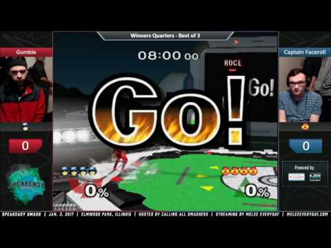 Speakeasy Smash [1/3/17] - Captain Faceroll (Sheik) vs. Gumble (C. Falcon) - SSBM - Winners Quarters