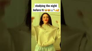 ✨studying the night before and exam✨ hits DIFFERENT ???