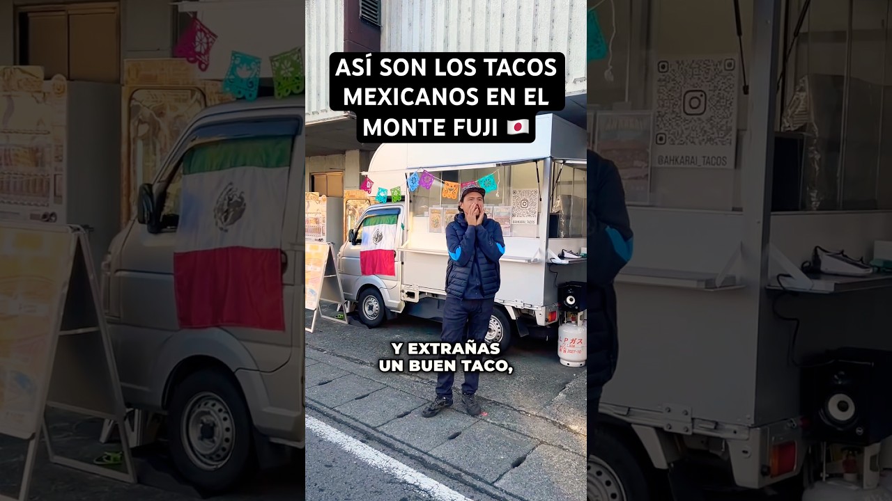 Tacos Mexicanos en el Monte Fuji #mtfuji #fuji #tacos #japantravel #japón