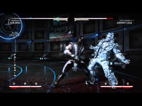 MKX - Sub-Zero 11 hit corner combo (33% one Bars) (Cryomancer)