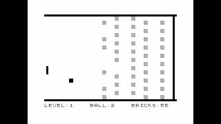 Little Brick Out for the ZX81