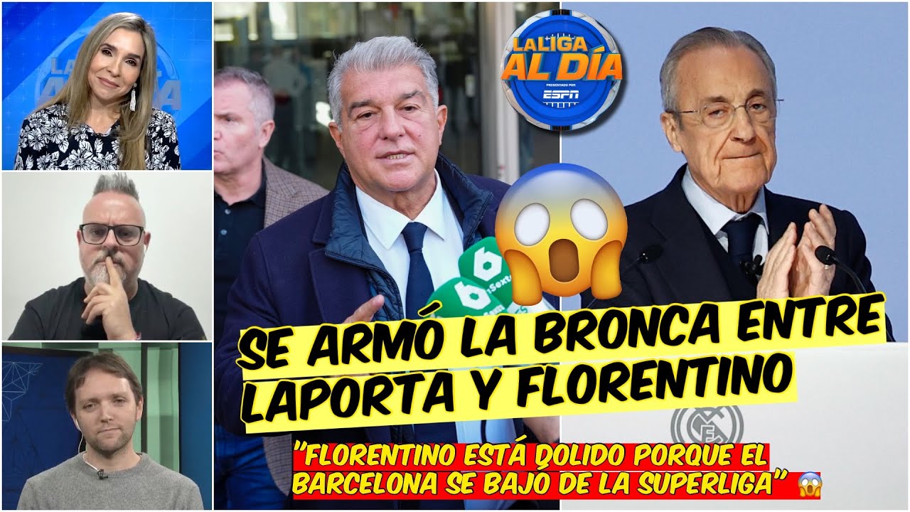 POLÉMICA: Florentino ESTÁ ARDIDO porque Barcelona NO SEGUIRÁ en la Superliga | La Liga Al Día