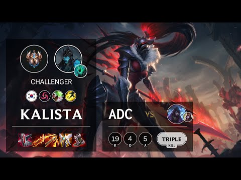 Kalista ADC vs Aphelios - KR Challenger Patch 11.15