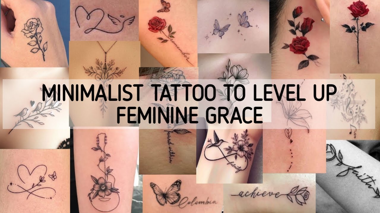 +75 gorgeous minimalist tattoos to level up your feminine grace/Minimalist tattoo design ideas 2024