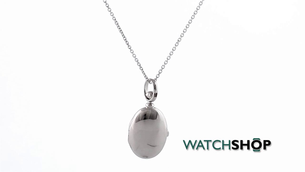 Jewellery Essentials Ladies' Sterling Silver Locket Pendant (AJ-37230863)