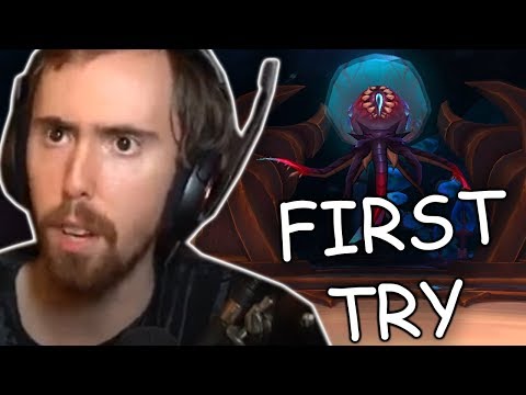 Asmongold Fights Orgozoa For The First Time In Eternal Palace