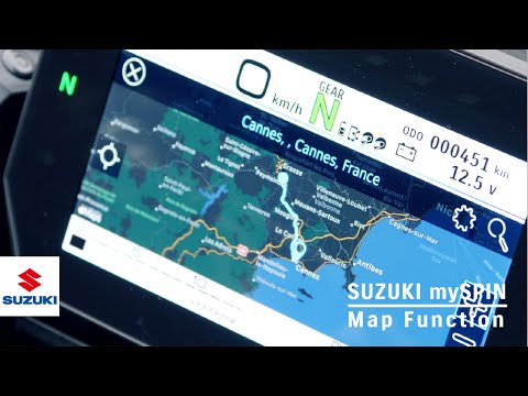 GSX-S1000GT | TFT Function Video - Maps | Suzuki