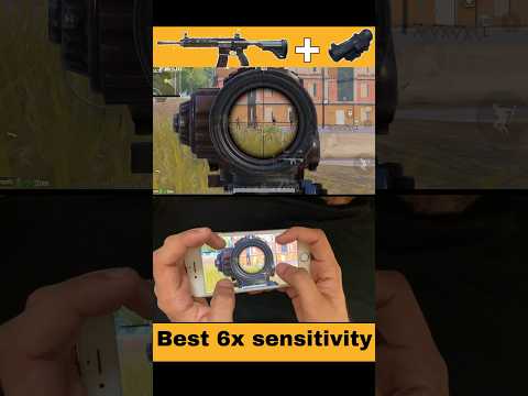 🔥6X Zero Recoil sensitivity | 6x no Recoil Spray | 6x Zero Recoil Sensitivity with Gyroscope