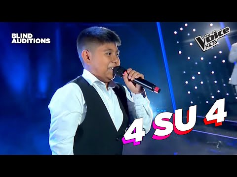 Gabriele Angelo performs Frank Sinatra's "My Way" | The Voice Kids Italy Blind Auditions