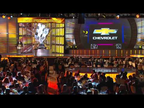 NASCAR | Mark Reuss accepts 2013 Manufacturer award (2013)