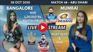 🔴LIVE MI vs RCB GIRLS COMMENTARY | IPL 2020 - 48th Match | Mumbai Indians vs Royal Challengers Bang