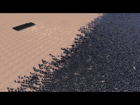 300 MODERN SOLDIERS vs 50.000 SPEARMEN - Ultimate Epic Battle Simulator