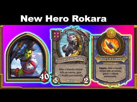New Hero Rokara How Good Is It? | Christian Hearthstone Battlegrounds