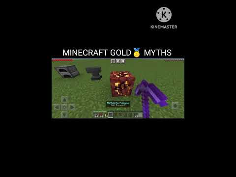 MINECRAFT GOLD 🥇MYTHS 🤔 IN NETHER🌋 BIOME #minecraft #short#video