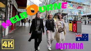 2024 Winter |Exploring Melbourne | Downtown Walking Adventure