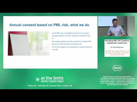 Dr Paul Molyneux - Managing PML risk in patients treated with Natalizumab.