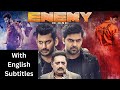 ENEMY New Released South Hindi Dubbed Movie With English Subtitles Vishal Arya