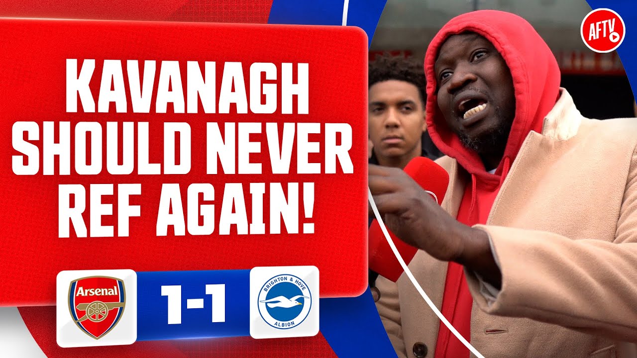 Chris Kavanagh Should Never Ref Again! (Stricto) | Arsenal 1-1 Brighton