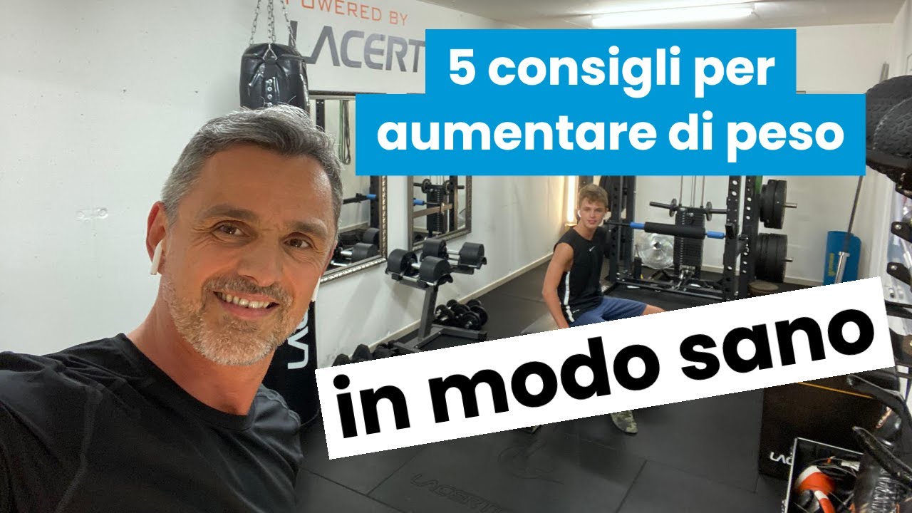 Watch Now 5 consigli per ingrassare e prendere peso in modo sano | Filippo Ongaro 5 consigli per ingrassare e prendere peso in modo sano | Filippo Ongaro