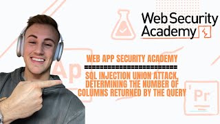 Web Security Academy: SQL injection UNION attack determining the number of columns returned by query