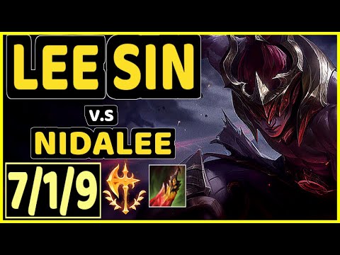 4LAN (LEE SIN) vs NIDALEE - 7/1/9 KDA JUNGLE GAMEPLAY - BR Ranked MASTER