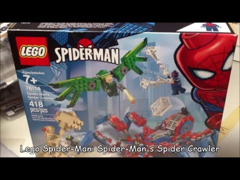 LEGO SPIDER MAN: SPIDER MAN'S SPIDER CRAWLER UNBOXING AND REVIEW