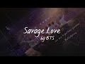 Savage love cover by BTS (lyrics)