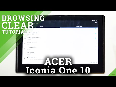 How to Clear Browser History in ACER Iconia One 10 – Delete Browser Searches