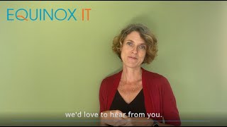 Come work at Equinox IT with Kirstin Donaldson
