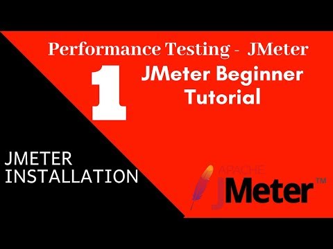 JMeter Beginner Tutorial   1    JMeter installation