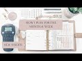 How I Plan For The Month Week New Inserts Minimalist