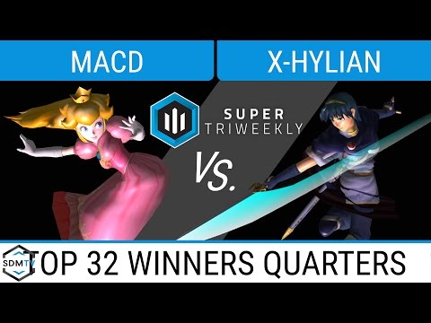 UCSD STW 4 - MacD (Peach) vs. X-Hylian (Marth) - SSBM Top 32 Winners Quarters - Smash Melee