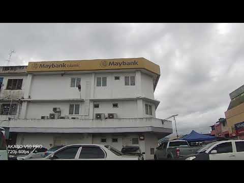 Drive Around Keningau Dashcam 2025 PART 18 - Akaso V50 PRO 720p 60fps