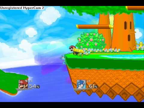 SSF2 v0.5b ZaloZ  "Fallen FAir" Mario combo/highlight video
