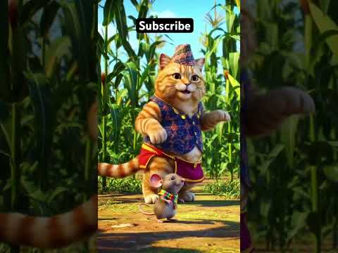 Makai Bari Bhitra Biralo Muso Ko Funny Dance❤️ #cat #dancemusic #catradio #catscatscats