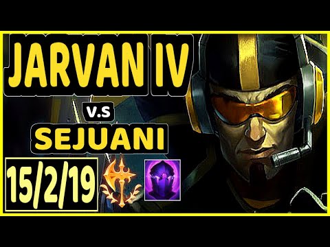 KREOX (JARVAN IV) vs SEJUANI - 15/2/19 KDA JUNGLE GAMEPLAY - EUW Ranked GRANDMASTER