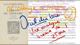 Analyse linéaire du chapitre 57 de Gargantua de Rabelais, l'Abbaye de Thélème (2e partie)