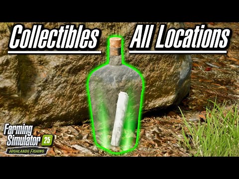 All Collectible Locations & SURPRISE! | Highlands Fishing Expansion | Farming Simulator 25