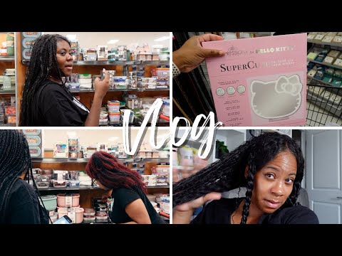 Shopping For Madi's Birthday Gift's + Niyah's Vlogging Now | Wig Sale
