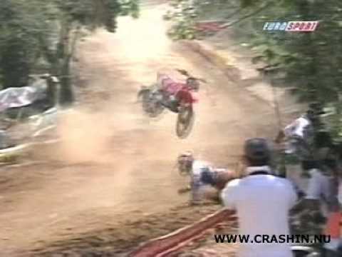 Sebastien Tortelli crashes MXDN Brazil 1999