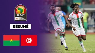 CAN 2021 : Burkina Faso - Tunisie (1-0) - Vidéo